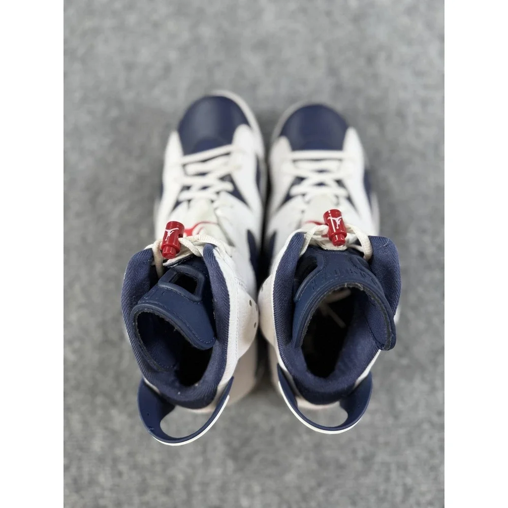 Nike Air Jordan 6 Retro Midnight Navy Shoes Mens‎ 9.5 Sneakers CT8529-164